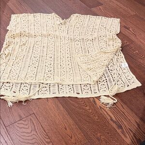 Crochet bathing suit cover up